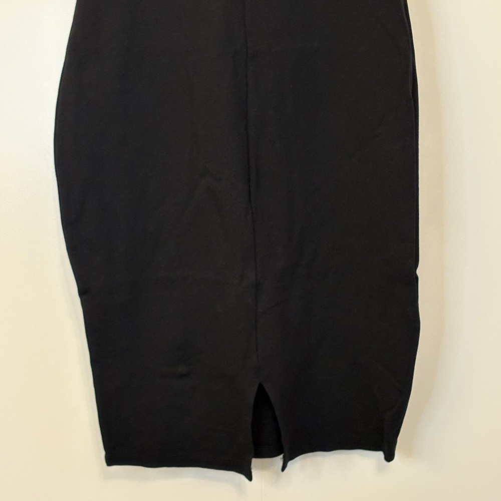 LAST CALL! A'gaci Black Off-the-Shoulder Sheath Dress - Picture 6 of 8
